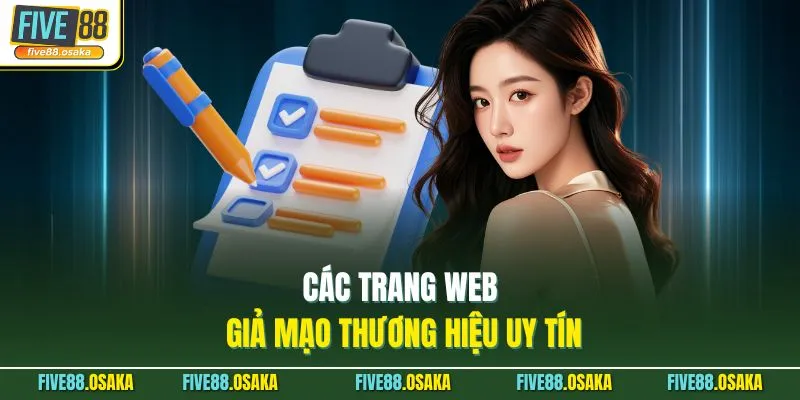 Miễn Trừ Trách Nhiệm 2 Các trang web giả mạo thương hiệu uy tín